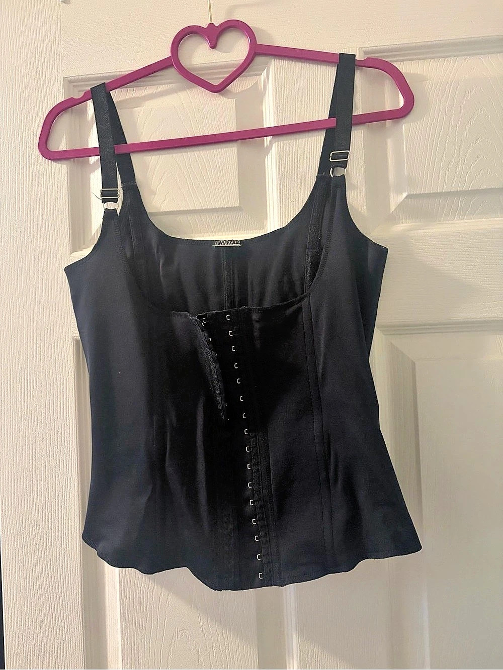 Black corset waist trainer